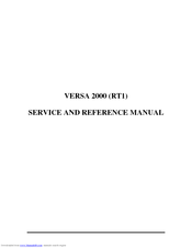Nec VERSA 2000 Service And Reference Manual