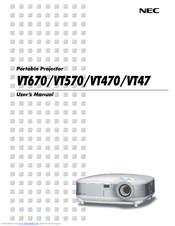 NEC VT70S User Manual