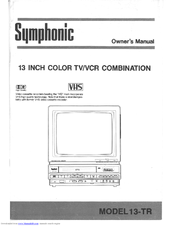 Symphonic 13-TR Owner's Manual