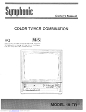 Symphonic 19-TR Owner's Manual