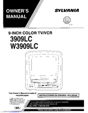 Sylvania Sylvania W3909LC Owner's Manual