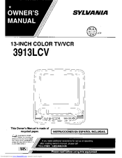 Sylvania 3913LCV Owner's Manual