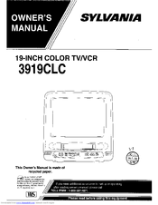 Sylvania 3919CLC Owner's Manual