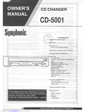 Symphonic CD5001 Owner's Manual