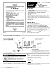 Durabrand DCF2003 Owner's Manual