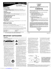 Durabrand DCT2405R Owner's Manual