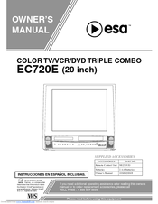 ESA EC720E Owner's Manual