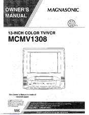 Magnasonic MCMV1308 Owner's Manual