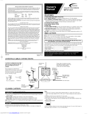 Misakai MTV1301 B Owner's Manual