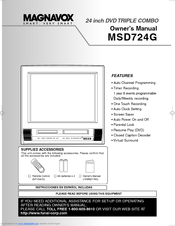 Magnavox MSD724 G Owner's Manual
