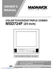 Magnavox MSD724F Owner's Manual