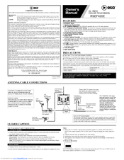 ESA RSEF420E Owner's Manual