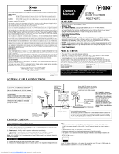 ESA RSET427E Owner's Manual