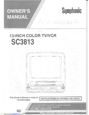 Symphonic SC3813 Owner's Manual