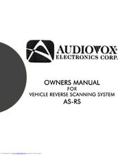 AUDIOVOX AS-RS Owner's Manual