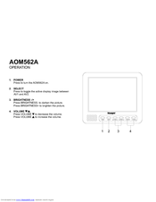 Audiovox AOM562A Operation