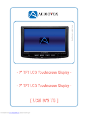 AUDIOVOX LCM 972TS - Datasheet