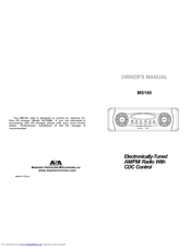 Audiovox MS160 Owner's Manual