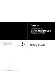 TARGUS AMU4501 Safety Manual