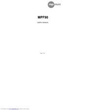 MPMAN MP-F90 User Manual