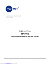 Mpman OV15 User Manual