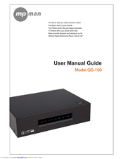 Mpman QS-100 User's Manual Manual