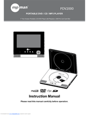 MPMAN PDV 2000 Instruction Manual