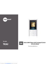 MPMAN TK262 Series Instruction Manual