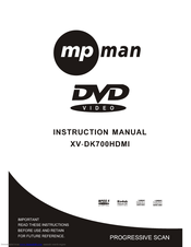 MPMAN XV-DK700HDMI Instruction Manual