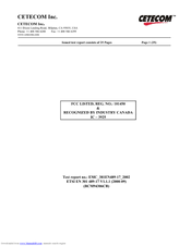 Broadcom F5D7010CE2 Test Report
