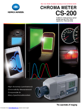 Konica Minolta CHROMA METER CS-200 Brochure