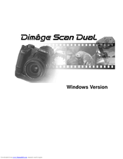 Minolta DIMAGE SCAN DUAL Manual