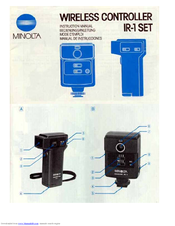 MINOLTA WIRELESS CONTROLLER IR-1 - IR REMOTE CONTRO LRC-3 Manual