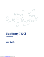 BLACKBERRY RAW20IN User Manual
