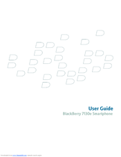 BLACKBERRY 7130E - AUTRE User Manual