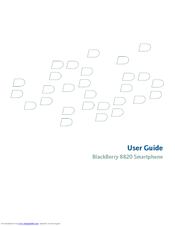 BLACKBERRY 8820 SMARTPHONE User Manual