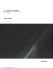 BLACKBERRY CHALK PUSHCAST PLAYER User Manual