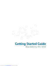 BLACKBERRY HS-655 Getting Started Manual