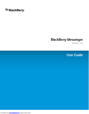 BLACKBERRY Messenger User Manual