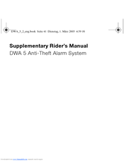 BMW DWA 5 Manual