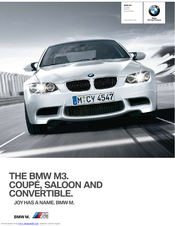 BMW M3 BROCHURE 2010 Brochure