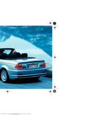 BMW SERIE 3 CONVERTIBLE 2003 Owner's Manual