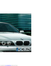 BMW SERIE 5 SPORT WAGON 2003 Owner's Manual