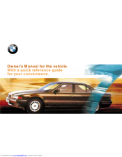 BMW 740iL Manual