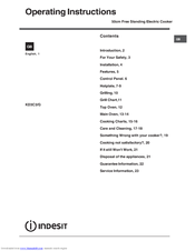 INDESIT KD3C3-G Operating Instructions Manual