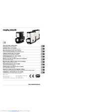 MORPHY RICHARDS 10-12 CUP FILTER COFFEE MAKER Manual