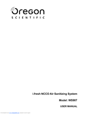 Oregon Scientific WS907-NANO User Manual