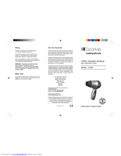 Morphy Richards IB21025 Instruction & Styling Manual