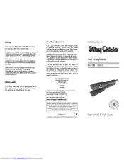 Morphy Richards IB22015 Instruction & Style Manual