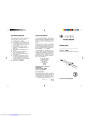 Morphy Richards IB22044 Instruction & Style Manual